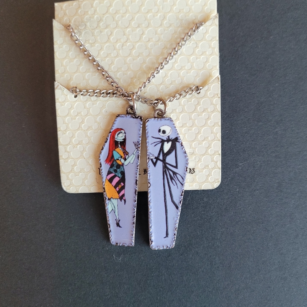 The Nightmare Before Christmas best friend necklaces Disneyland